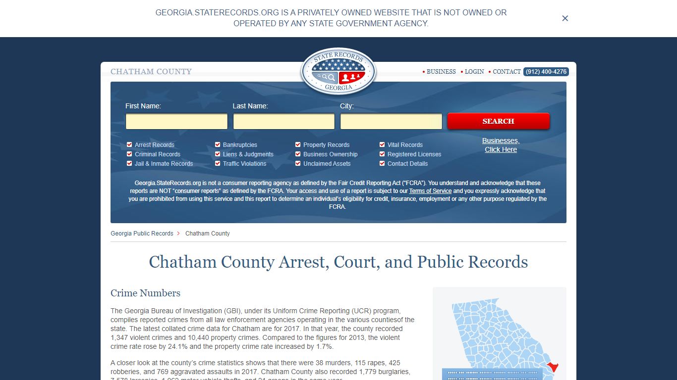Chatham County Arrest, Court, and Public Records